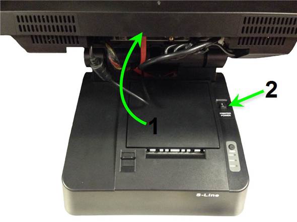 Tilt Screen and Power Off Printer